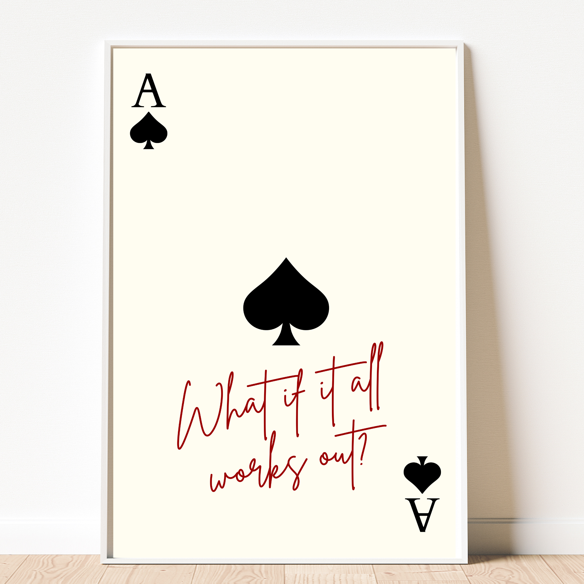 What If It All Works Out Frame