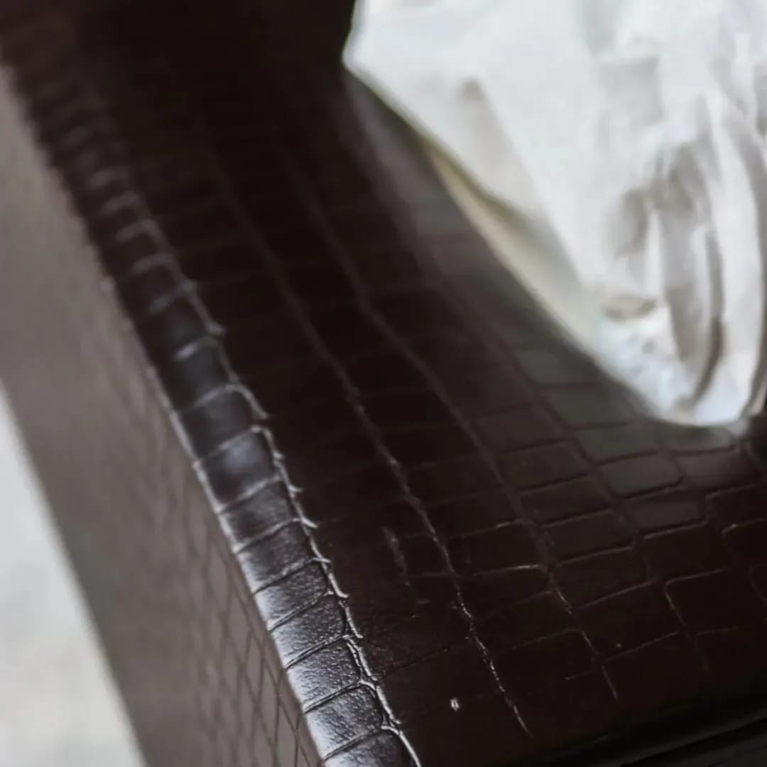 PU Leather Tissue Box