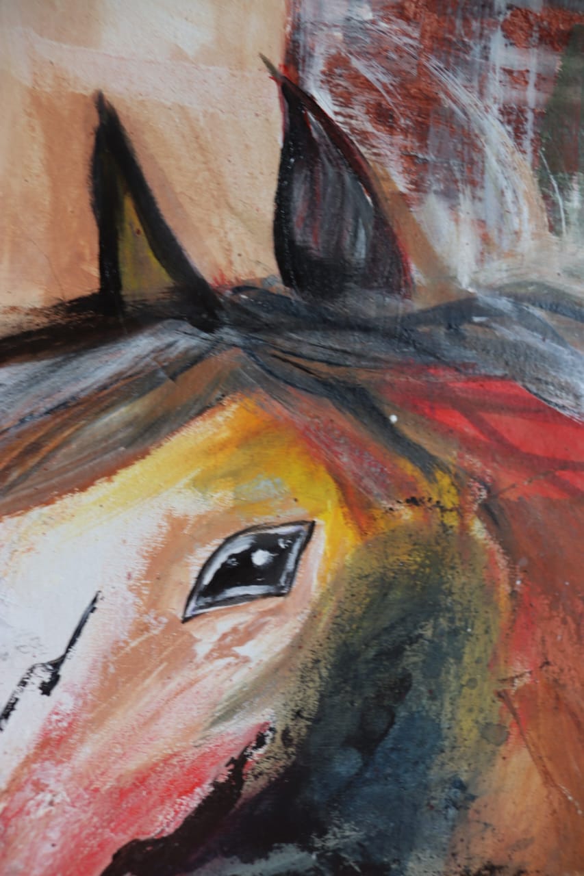 Horse Abstract Painting